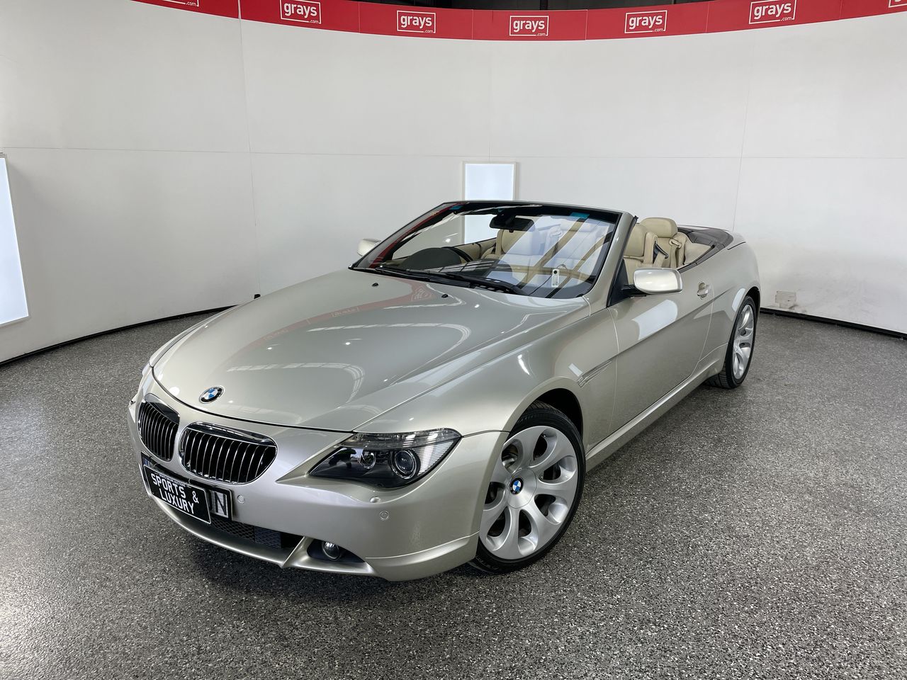 2004 BMW 6 Series 645Ci E64 Automatic Convertible Auction (0001 ...
