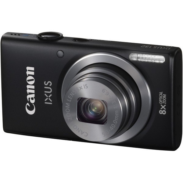 Canon IXUS 132 HS Digital Camera (Black)