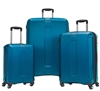 SAMSONITE 3pc Carbon Elite Expandable Hardside Luggage Set, Lagoon Blue.