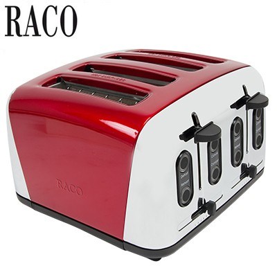 Raco Deco 4-Slice Toaster: Pearlescent R
