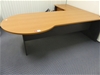 Large Executive type Desk with Conference End and Return
