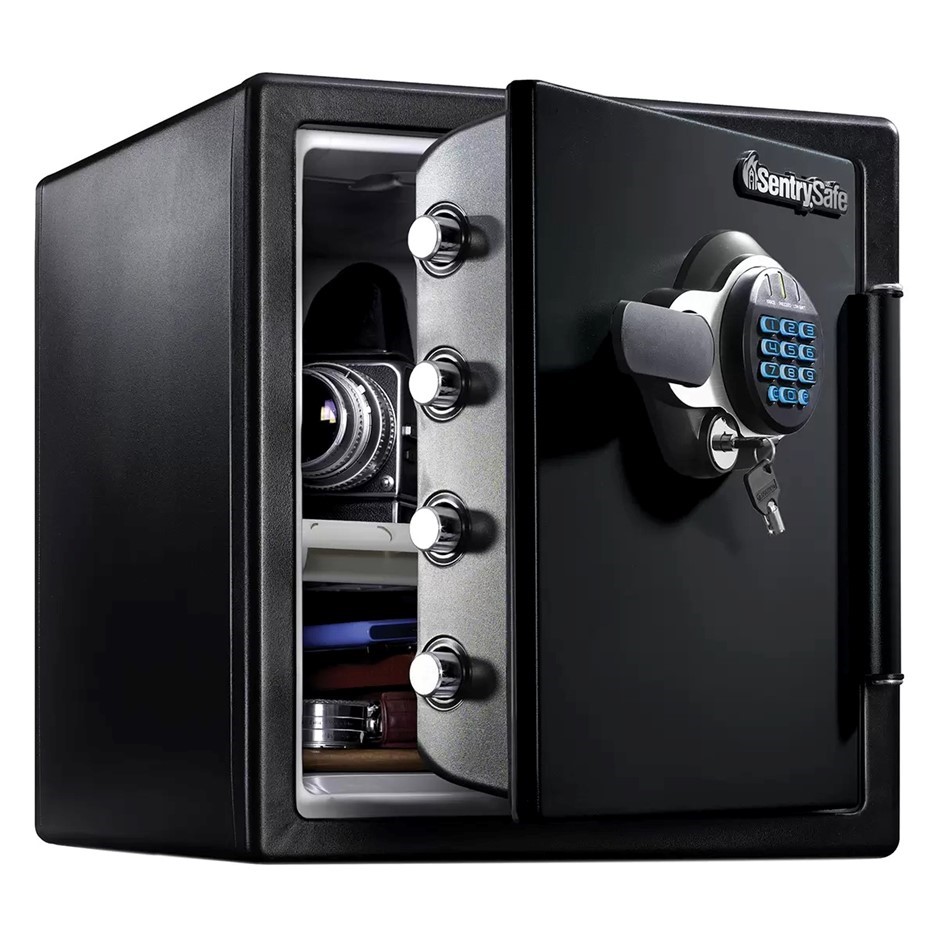 SENTRY Safe Fire Water Digital Safe, 34.8L, W 415 x H 453 x D 491 mm, Model