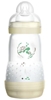 2 X MAM Easy Start 160ml Anti-Colic Bottle 1 Pack, 0+ months, (Green/Turtle