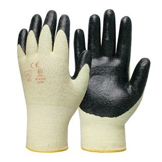 24 Paris x ACTIFRESH P400 Glove, Nitrile Palm with Kevlar Shell, Size 7/S.