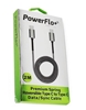 POWERFLO+ Premium Spring Type-C to Type-C Data Sync Cable, 2 Meter Length,