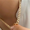18kt Triple Rose Gold Plated  Chain for Men and Women