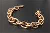 Italian Design 18kt Triple Rose Gold Plated Bracelet For men and Women