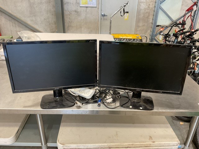Two Acer KA220HQ 21.5 inch Monitors Auction (0106-9053604) | Grays ...