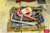 Quantity of Assorted Clamps