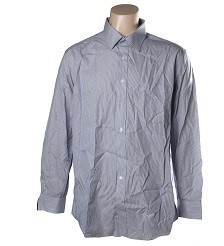 2 x SIGNATURE Men's Custom Fit Button Up Shirt, Size 46-86/ 89, Cotton, Nav