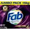 FAB 15kg Jumbo Pack, Perfume Indulgence Sublime Velvet, Front & Top Loader