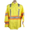 5 x WS WORKWEAR Mens L/S Cotton Ripstop Shirt, Size 2XL, Yellow. Open Front