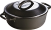 LODGE 2-Quart Cast Iron Serving Pot, 1.8L, Black, L2SPK.  Buyers Note - Dis