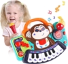 HOLA DJ Monkey Keyboard, Baby's Toys. NB: Slightly Damaged Box, Untested.
