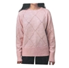 ELLE Women's Sweater, Size M, Pink.