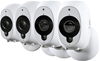 Pack of 4 x SWANN Smart Security Camera: 1080p Full HD Wireless with True D