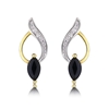Genuine 9ct Yellow gold Luxury Diamond & Natural Sapphire  Studs Earrings