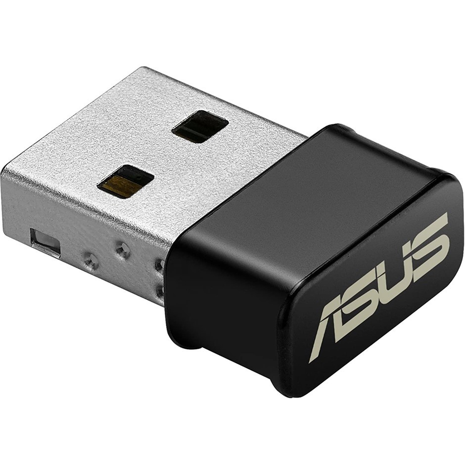 ASUS USB-AC53 Nano, AC1200 Dual Band USB WiFi Adapter, Black.