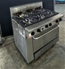 Goldstein PF628 6 Gas Burner With Oven