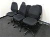 Set of 6 x High Back Clerical Chairs
