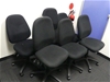 Set of 6 x High Back Clerical Chairs