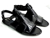 GIVENCHY Black Jelly Gladiator Sandals, size 41