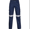 10 x WS Workwear Mens FR Trousers with Reflective Tape, Size 79L, Navy
