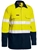 13 x BISLEY FR Vented Taped Hi-Vis Shirt, Size 3XL, Yellow/Navy. BS8237T.