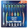 2 x ORAL-B 8pk Cross Action Advanced Soft Toothbrushes.  Buyers Note - Disc