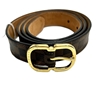 Louis Vuitton Damier Ebene Canvas & Leather Belt