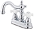 KINGSTON BRASS KB1601PX Heritage 4-Inch Centerset Lavatory Faucet with Porc