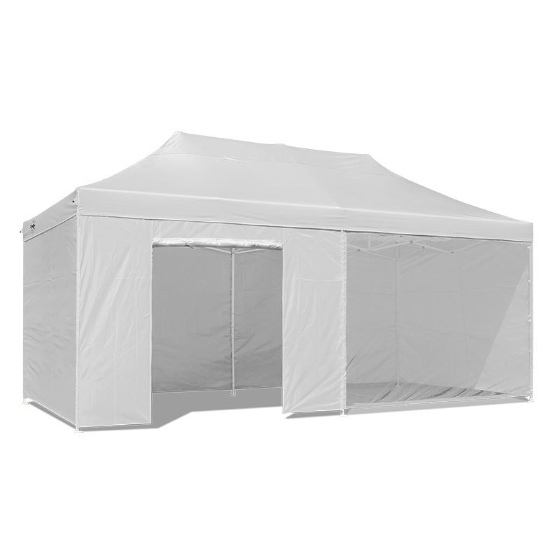 3x6m White Gazebo Marquee With Insect Sc