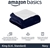 AMAZON BASICS Ultra-Soft Micromink Sherpa Blanket - King, Navy Blue.