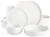 GIBSON 16-Piece Home Oslo Porcelain Chip and Scratch Resistant Dinnerware S