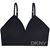 2 x 2pk DKNY Women's Seamless Bra, Size XL, 91% Nylon, Black (BLACKPK).