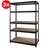 3 Sets of 5-Tier Wooden Black Shelving Attacheable Unit for Storage. NB: Us