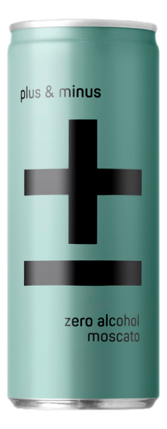 Plus & Minus Zero Alcohol Moscato NV (24x 250mL) SA