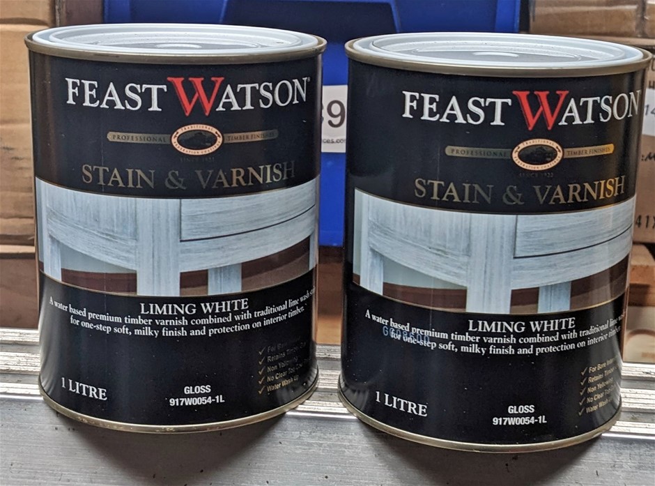 55 x 1L Feast Watson Varnish Auction (00105057040) Grays Australia