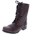 STEVE MADDEN Women's Troopa Lace-Up Boot, Size US 8.5, Brown Leather. Buye