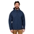 SIGNATURE Men's Fleece-Lined Softshell Hooded Jacket, Size S, Blue. Buyers