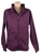 SIGNATURE Women's Stand Collar Fleece Full Zip Jacket, Size S, 96% Polyeste
