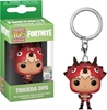 4 x Funko Pop! Keychain: Fortnite - Tricera Ops Toy, Multicolor, One-Size.
