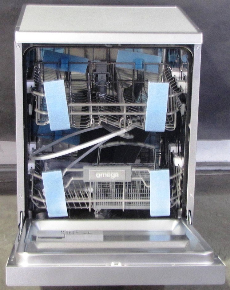 Omega 60cm Stainless Steel Freestanding Dishwasher (ODW702XB) Auction