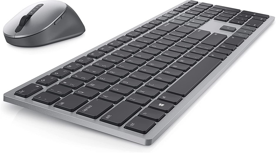 DELL Premier Multi-Device Wireless Keyboard and Mouse, Grey, KM7321W. NB: M