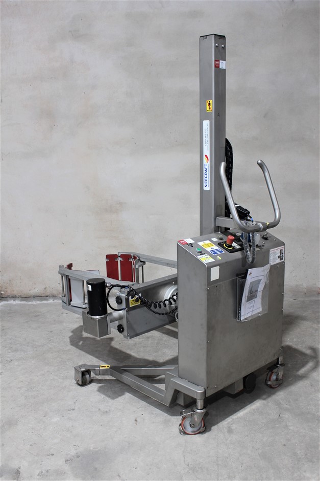 S/S Battery Operated Ex Rated Drum Handling Lifter “Packline” Auction ...