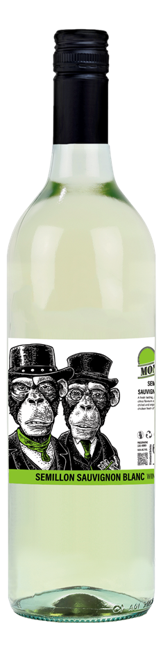 2 Monkeys Sauvignon Blanc 2025 (12x 750mL) SA