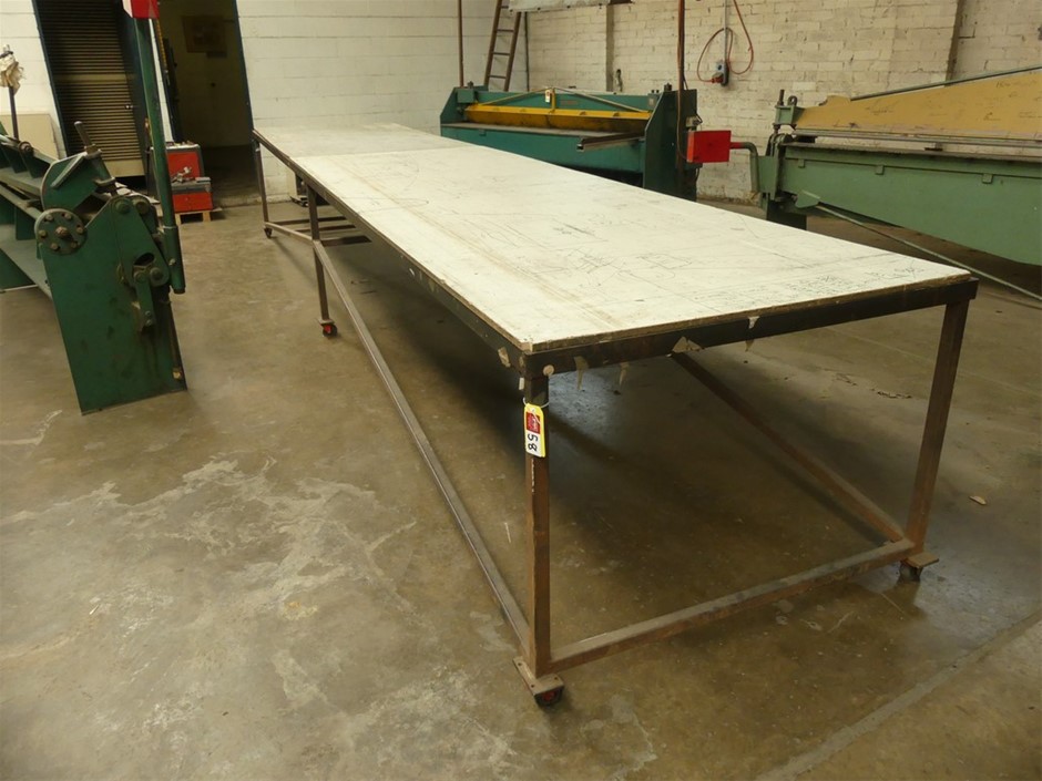 Mobile Steel Frame Tables Auction (0058-5057142) | Grays Australia