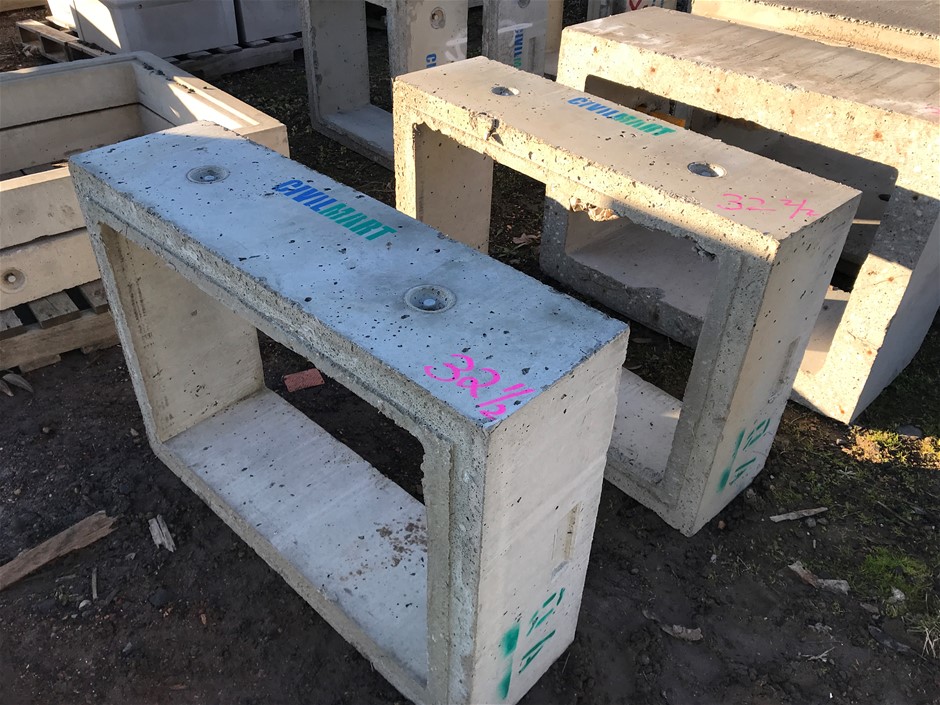 2x Concrete Pit Collars Auction (0032-3030224) | Grays Australia