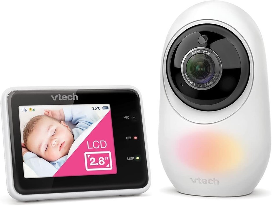 VTECH RM2751 2.8" Smart Wi-Fi 1080p HD Video Baby Monitor with Remote Acces