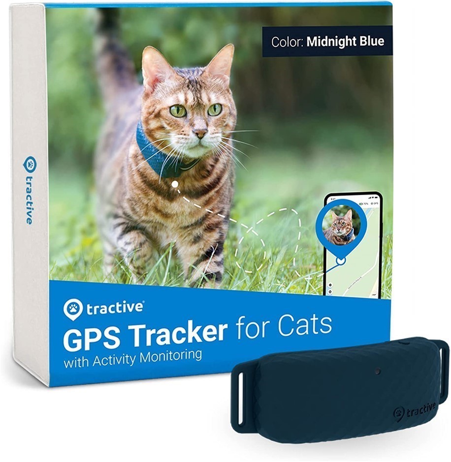 TRACTIVE GPS CAT 4. Cat tracker. Follow every step in real-time. Unlimited